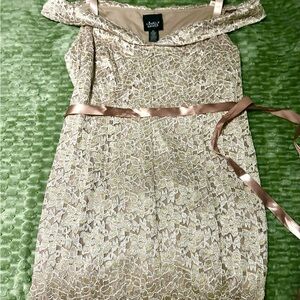 Elegant Lace Off-Shoulder Wedding Dress For bride or mother